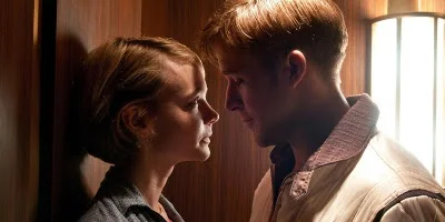 Driver and Blanche About to Kiss