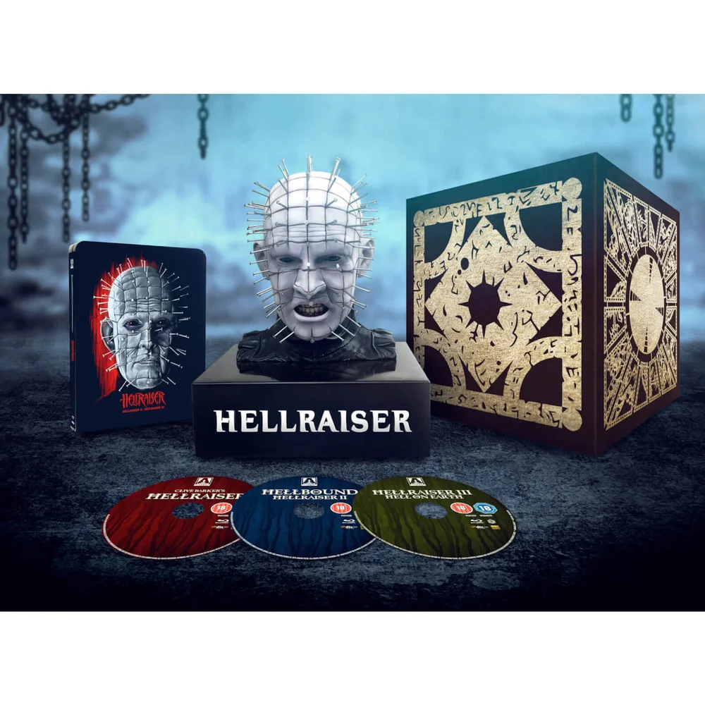 Hellraiser Trilogy | Pinhead Statue | Limited Edition SteelBook Blu-ray Image 1