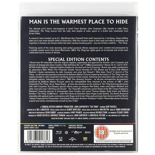 The Thing Blu-ray