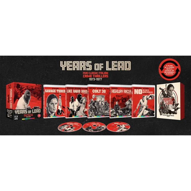 Years Of Lead | Five Classic Italian Crime Thrillers 1973–1977 | Limited Edition Blu-ray