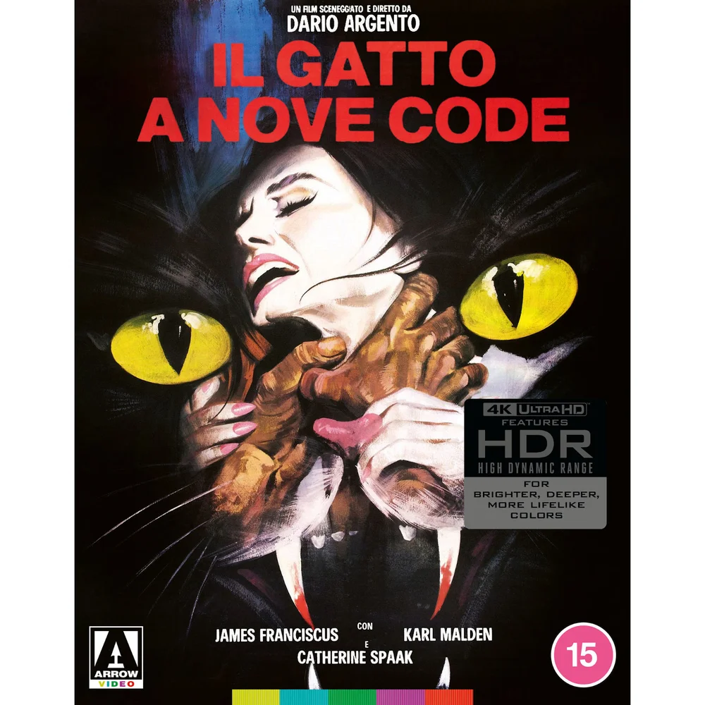 The Cat O' Nine Tails | Arte Originale Slipcover | Limited Edition 4K UHD Image 1