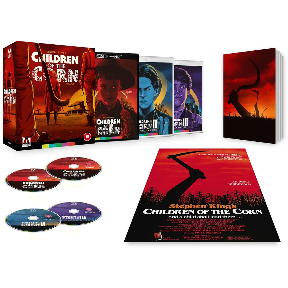 Children Of The Corn Trilogy Limited Edition 4K UHD+Blu-ray Image 1