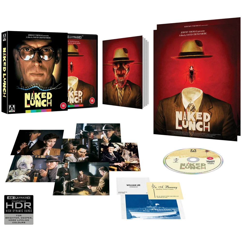 Naked Lunch (Original Artwork Slipcase) Limited Edition 4K UHD Image 1