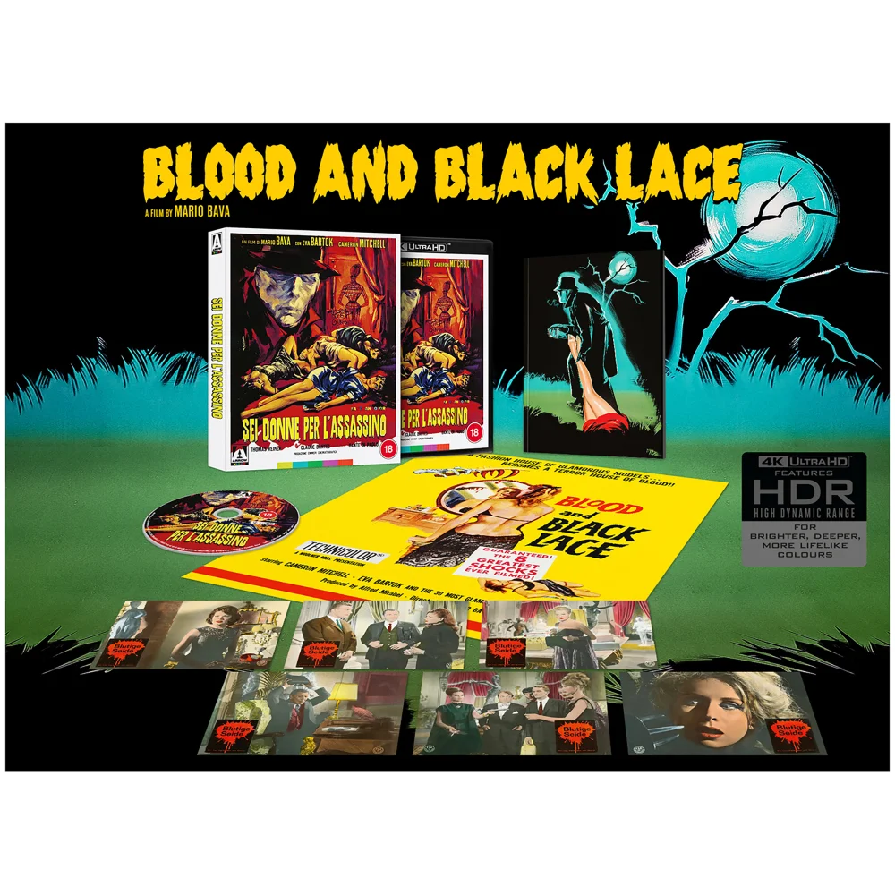 Blood and Black Lace | Arte Originale Slipcase | Arrow Store Exclusive | Limited Edition 4K UHD Image 1