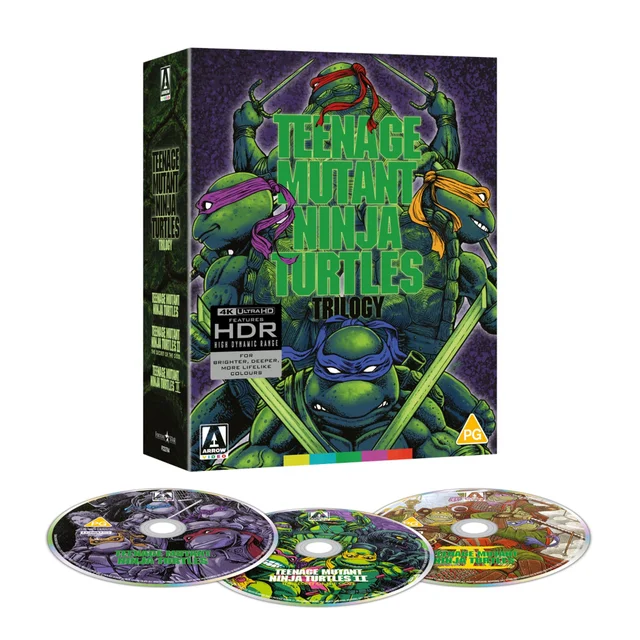 Teenage Mutant Ninja Turtles Trilogy | Arrow Store Exclusive | Limited Edition 4K UHD