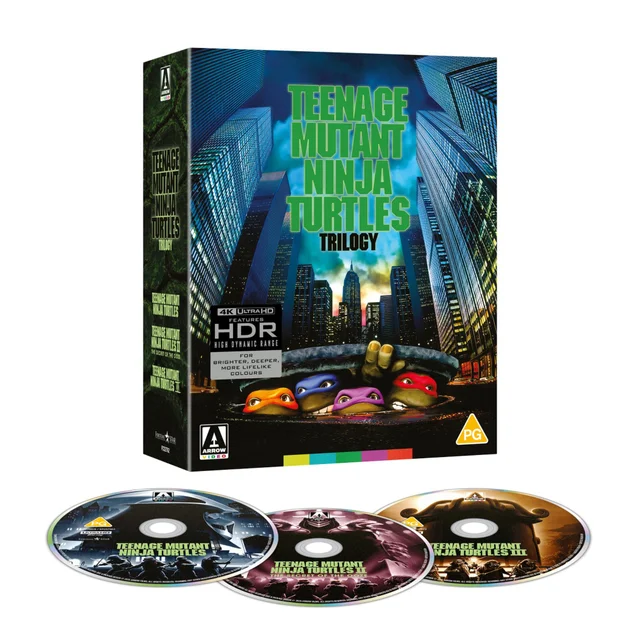 Teenage Mutant Ninja Turtles Trilogy Limited Edition 4K UHD